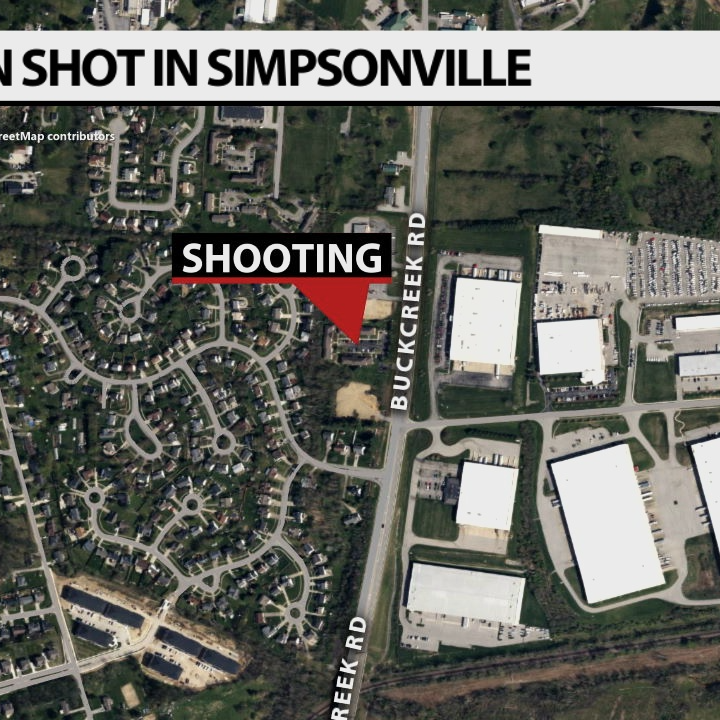 Simpsonville shooting map